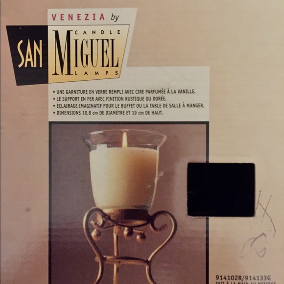 BEAUTIFUL SAN MIGUEL WROUGHT IRON CANDLE - Picture 7 of 7